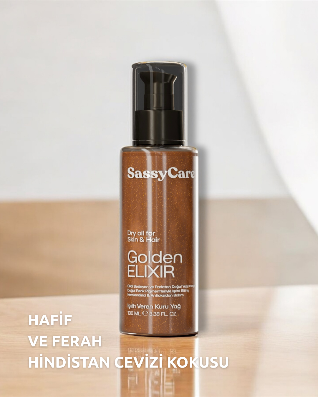 Golden Elixir Işıltı Veren Besleyici Kuru Yağ