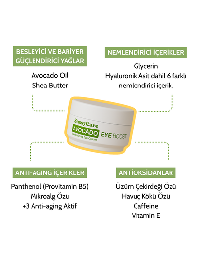 Avocado Eye Boost Göz Çevresi Bakım Kremi