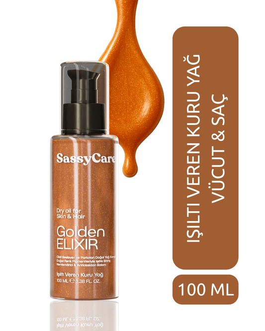 Golden Elixir Işıltı Veren Besleyici Kuru Yağ