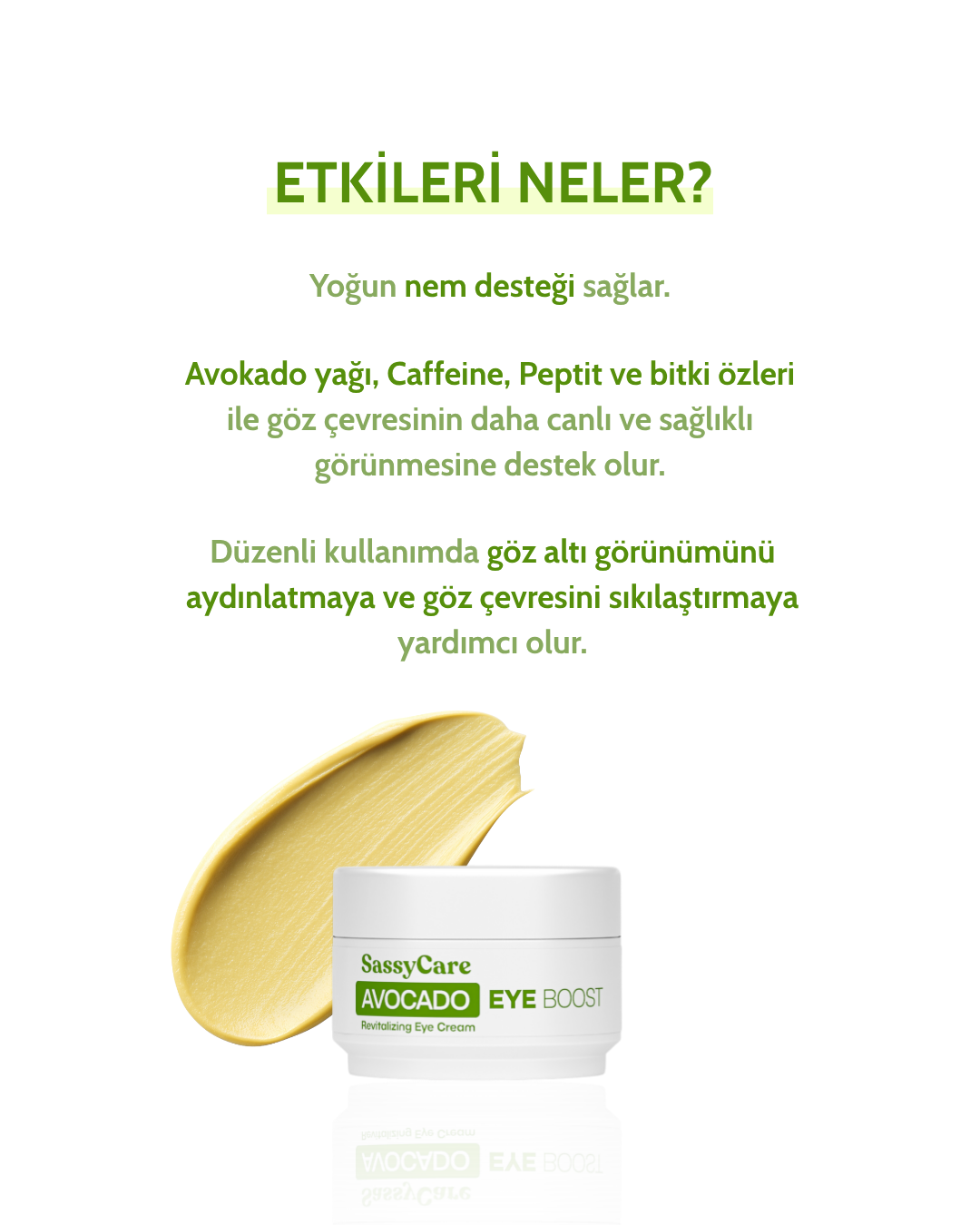 Avocado Eye Boost Göz Çevresi Bakım Kremi
